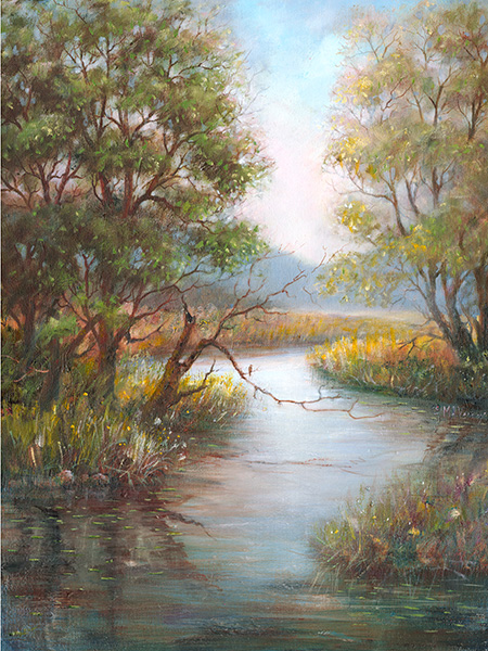 Birdwatch Painting by Mary Ann Vessey